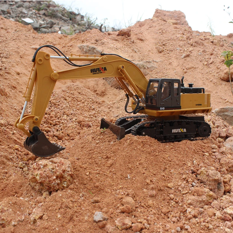 RC грузовик 11CH экскаватор сплав 2,4 г Backhoes бульдозер дистанционное управление экскаватор Инженерная модель автомобиля электронные игрушки для детей хобби