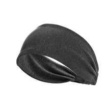 Лидер продаж Унисекс Хлопок Открытый Спорт повязка для йоги вязать вязаный крючком узел широкий тюрбан велосипедов Велоспорт бесшовные банданы хиджаб шарф