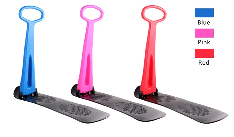 Adult kids snow tube vison scooter Ski outdoor children's veneer folding skiing skating (1)