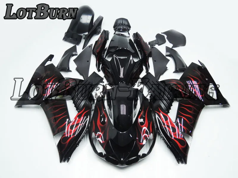 

Custom Made Motorcycle Fairing Kit Fit For Kawasaki ZX12R ZX-12R ZZ-R1400 2006 - 2011 06 - 11 ABS Fairings fairing-kit 005