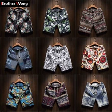 Men’s Beach Shorts new fashion Linen Leisure