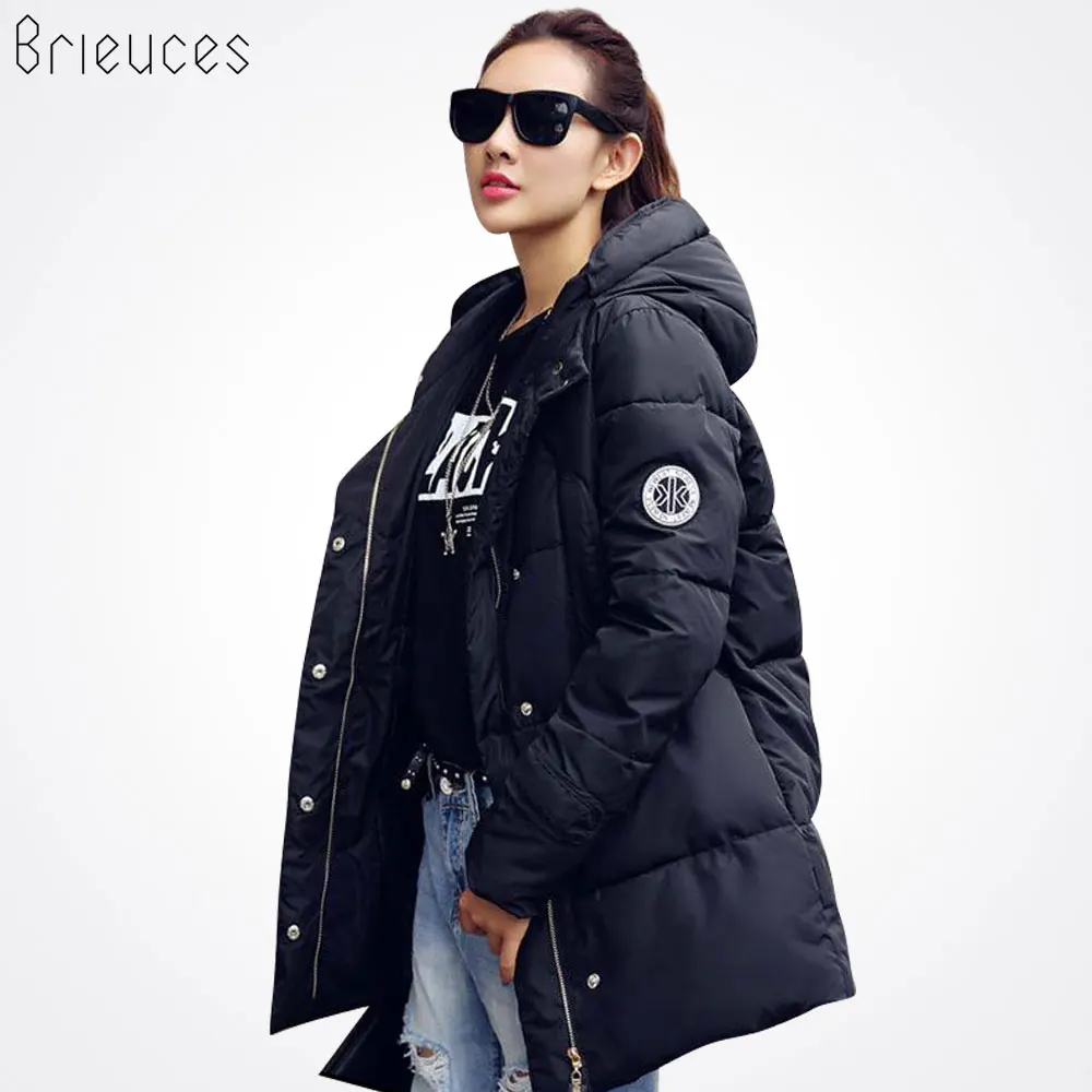 Brieuces 2019 wadded jacket female new winter jacket women down cotton jacket slim parkas ladies winter coat plus size S-XXXL Brieuces 2019 wadded jacket female new winter jacket women down cotton jacket slim parkas ladies winter coat plus size S-XXXL