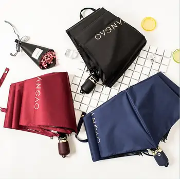 

Auto Fashion Anti-UV Women and Men Umbrella Business Big Sunny Rainy Umbrella Folding kid Gift Paraguas
