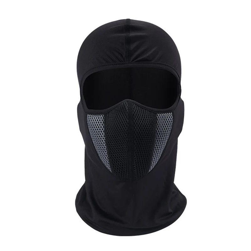 ZONEBIKE, Спортивная маска для велоспорта, дышащая, полное покрытие для лица, черная, термальная, для сноуборда, с капюшоном, Анти-пыль, Балаклавы, велосипедный шарф