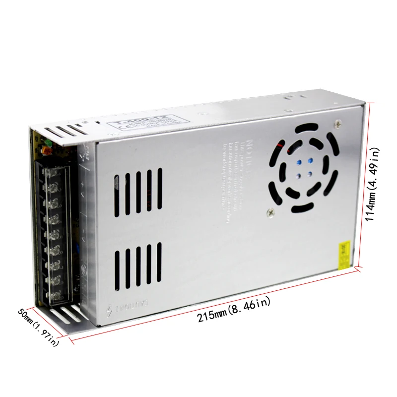 Светодиодный источник питания 12 В 33A 400 Вт трансформатор 220 в ac dc вольт драйвер для