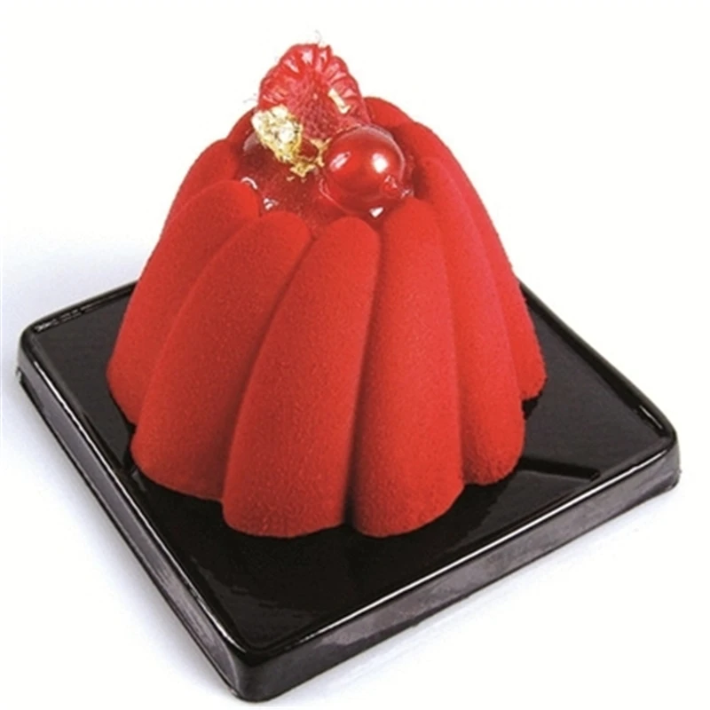 Инструменты для выпечки DIY силиконовая спиральная форма в виде цветка для выпечки художественная форма для торта, форма для торта, Мусса