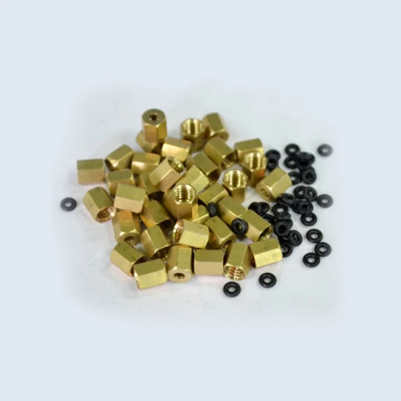 damper copper Cap Small Ink Damper Screw with Copper Cap oring ring for Samll damper and 3x2mm ink tube oring