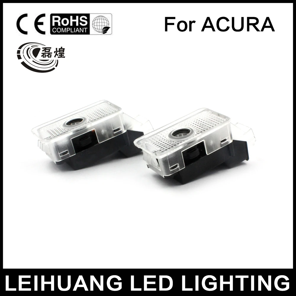 2x Car Door Logo lights Courtesy Shadow Laser FIT for Honda Acura MDX