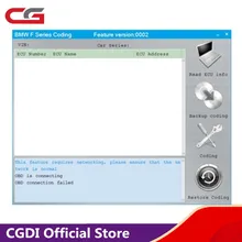For BMW F Series Coding Authorization for CGDI Prog for BMW MSV80 Key Programmer