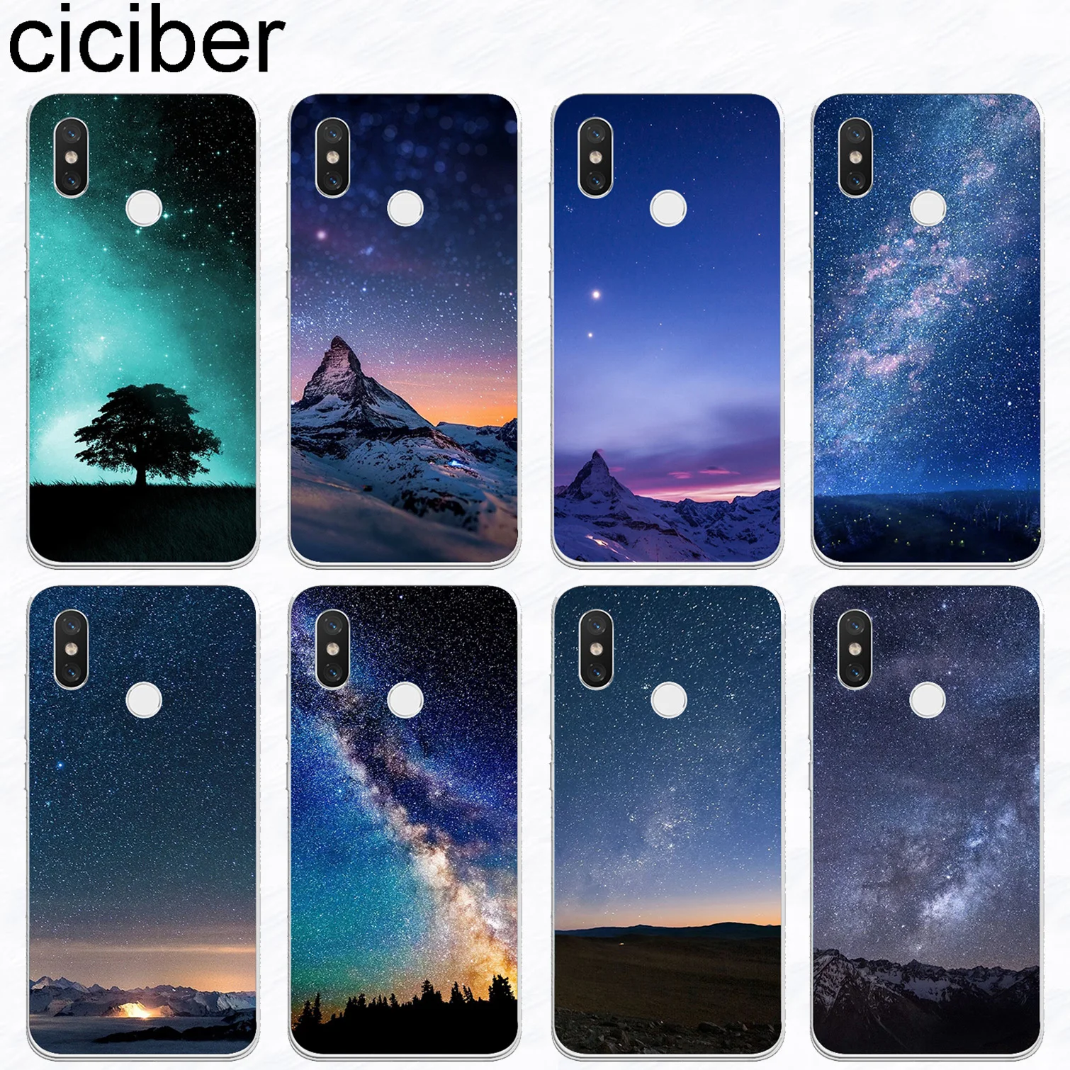 

ciciber Northern Lights For Xiaomi A2 A1 8 6 5 X 5C 5S Plus Lite SE Poco Phone F1 Soft TPU Cases For Xiaomi MIX MAX 3 2 1 S Pro