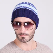 Mingjiebihuo Осень-Зима Новые Модные Полосатые мужские и женские шерстяные шапки теплые головные шапки вязаные шапки уличная Лыжная шапка
