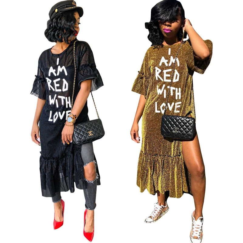 i am red with love shirt dress