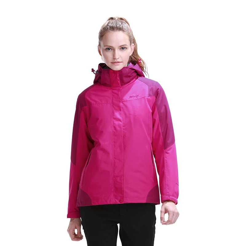 Rax Hiking Jackets Men Waterproof Windproof Warm Hiking Jackets Winter Outdoor Camping Jackets Women Thermal Coat 43-1A058