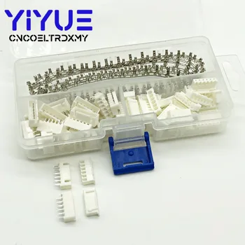 

240pcs/30sets XH2.54 6pin 2.54mm Pitch Terminal Kit / Housing / Pin Header JST Connector Wire Connectors Adaptor XH Kits TJC3