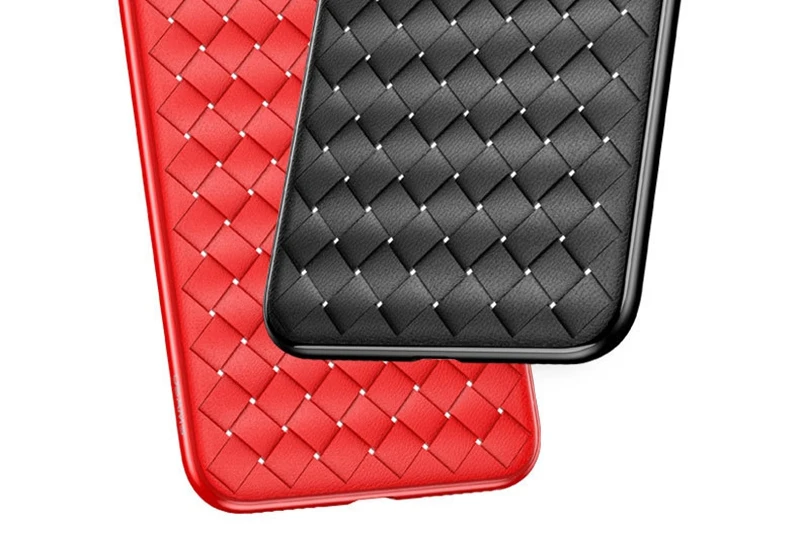 TOMKAS Grid Weaving Slim Case For iPhone 8 7 6 6s Plus X Cover Cases Silicon TPU Luxury Phone Coque Case For iPhone 7 8 6 X  (11)