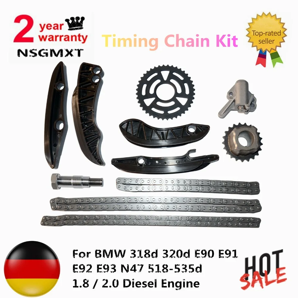 

AP03 Timing Chain Kit For BMW 318d 320d E90 E91 E92 E93 N47 518-535d 1.8 / 2.0 Diesel Engine 13527797903 11318510014