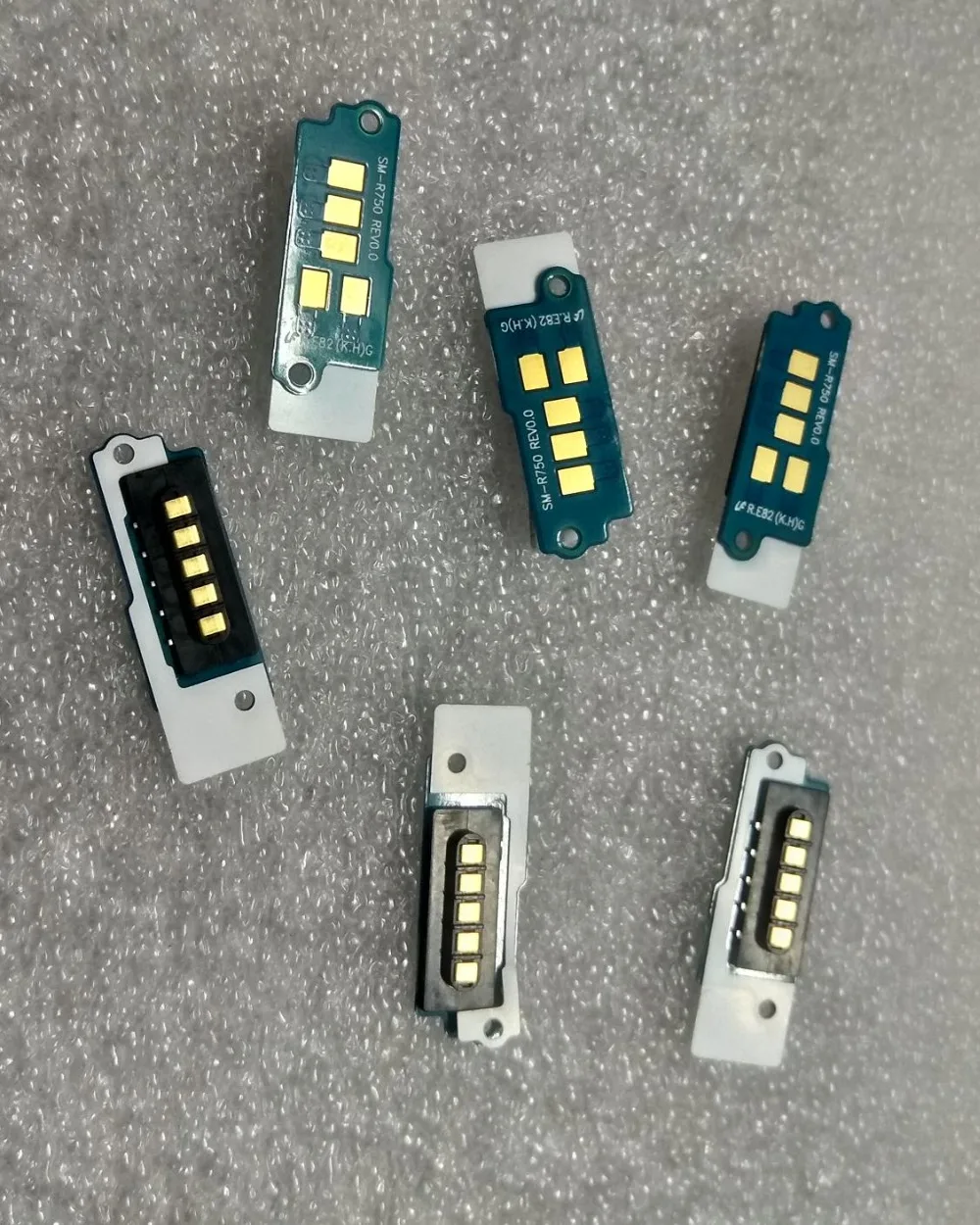 

1-100pcs/lot Original new for Samsung Gear S 3G R750 SM-R750 R750A R750B R750D charging charger battery FPC connector contact