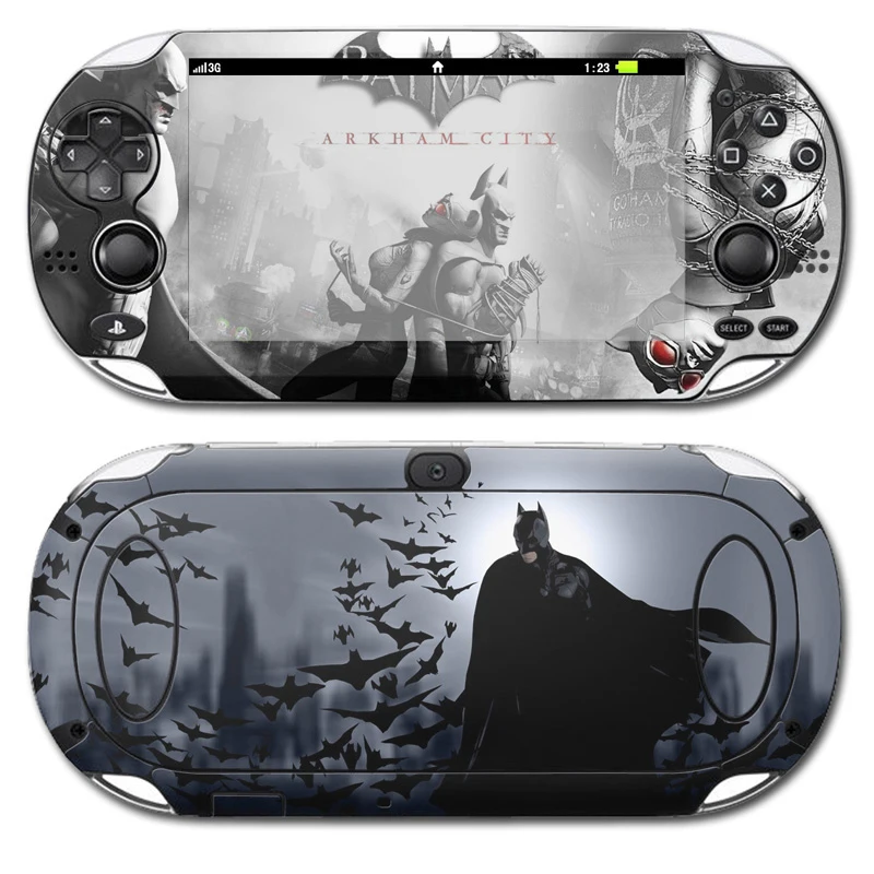 

Free Drop Shipping Batman Design High Quality Games Accessories Vinyl Decal for PSP vita 1000 Skin Sticker