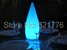 1 шт. D12* H24CM creative стол декор из светодиодов слеза / ракета лампа из светодиодов ночь лёгкие colorful из светодиодов капля воды лампа для бар / ну вечеринку