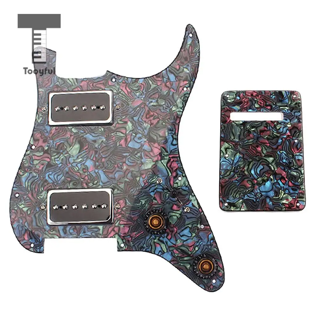 Tooyful Loaded Pickguard Single Pickup HH02 +Back Cover for ST Electric Guitar Tooyful Loaded Pickguard Single Pickup HH02 +Back Cover for ST Electric Guitar