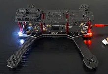 DIY FPV ZMR250 2.0 version cross race quadcoper frame mini drone H250 100% pure carbon fiber PDB board