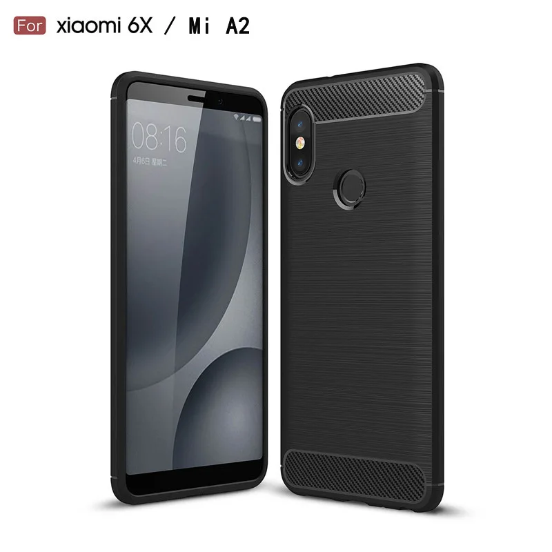 

Fitted Cases For Xiaomi Mi A2 / Mi 6X New Anti-knock Soft Silicone TPU Back Cover Mobile Phone Case