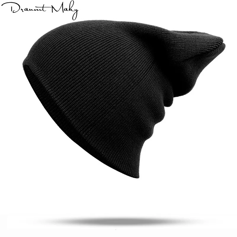 

Men Winter Hats Women's Hats New Beanies Knitted Solid Cute Hat Girls Autumn Female Beanie Caps Warmer Bonnet Ladies Casual Cap