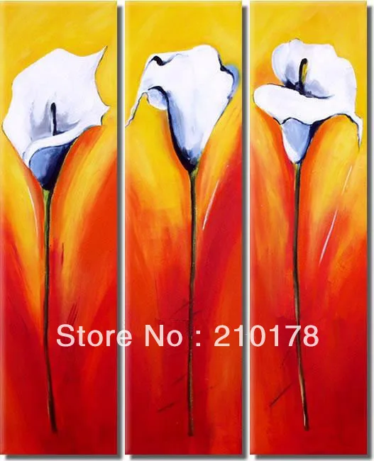 

handmade oil painting on canvas modern 100% Best Art Flower oil painting original directly from artis FL3-156