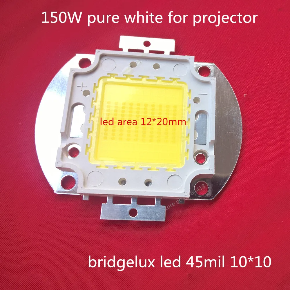 free shipping 1pcs bridgelux projector COB LED integrate lamp 150W for