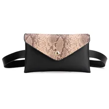 Женская поясная сумка из змеиной кожи, поясная сумка из искусственной кожи, женский модный пояс из змеиной кожи, высокое качество, Женский кошелек B31