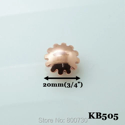 KB505) 10 шт. 3/4 ''Западной Кончос цветок кожаное Кончо