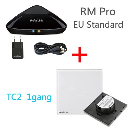 US $24.90 2021 Broadlink RM3 RM pro EU RFIR Smart Home ControllerSmart Light Switch TC2 EU Universal Remote Control via IOS Android