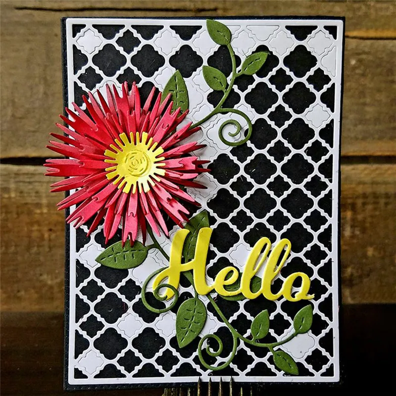 

Naifumodo Cover Plate Background Metal Cutting Dies Fustelle Scrapbooking Card Album Embossing Craft Cut Stencil Template