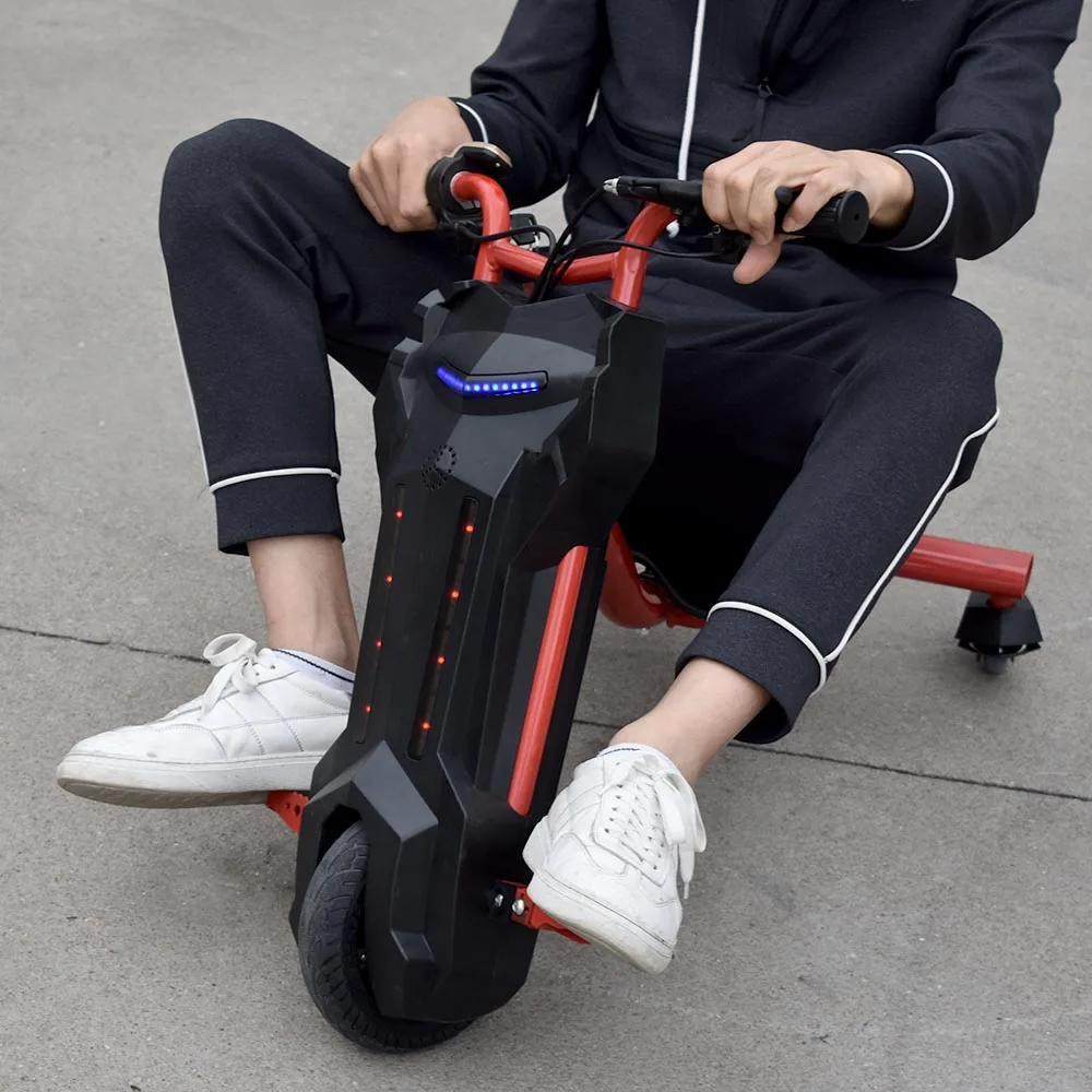 HOT 2018 VROOM GAS VOICE 3 wheel electric drifting car tricycle hoverboard scooter with SUSPENSION AND SPEAKER
