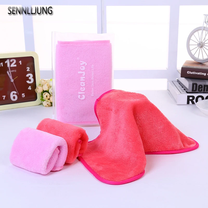 

21X38cm Reusable Microfiber Facial Cloth Face Towel Natural Antibacterial Protection Makeup Remover Cleansing Beauty Wash Tools