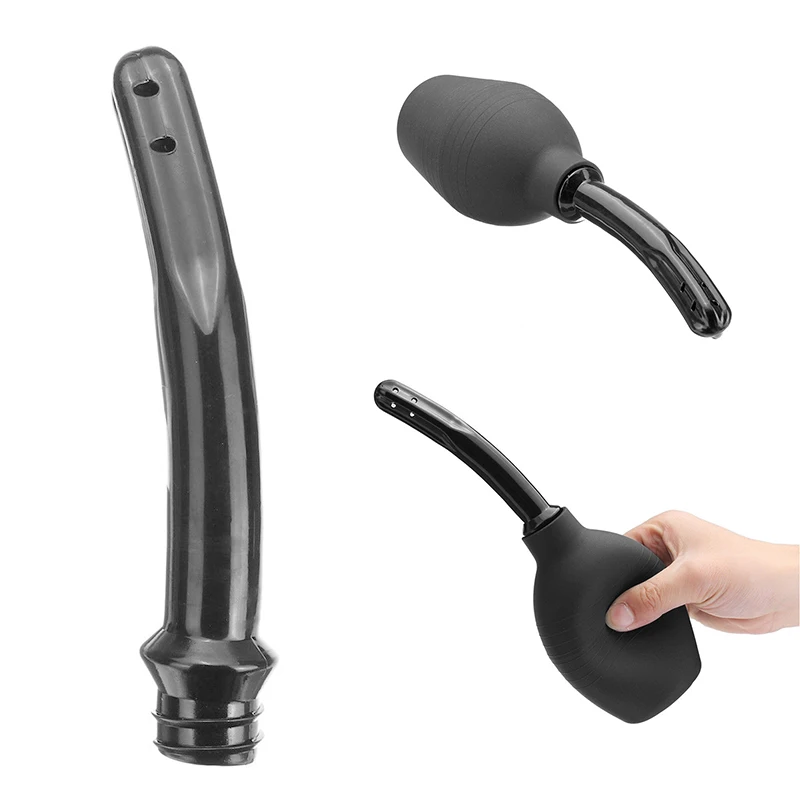 310ml Medical Anal cleaner Safe Rectal Syringe Stream Douche Enema Colon Rubber Vaginal Cleaner Tool for Men and Women