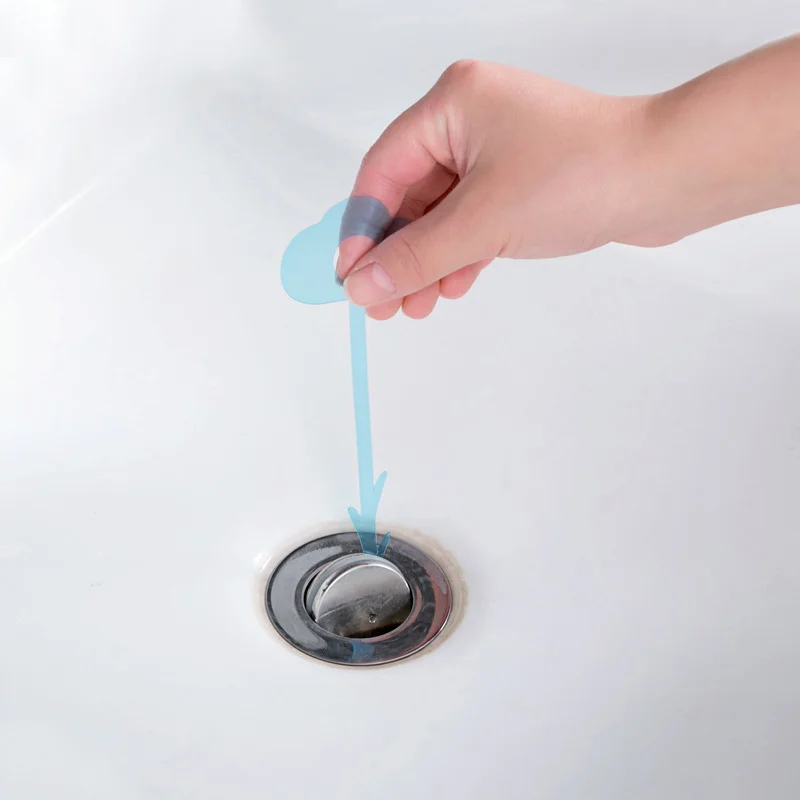 Meyjig 5 Pcs lot PP Material Floor Drain Hair Cleaner Toilet Pass Sewer Cleaning Rod Kitchen Pipe Tool Dredger4