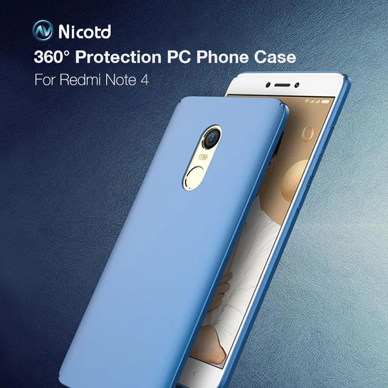 

Hard PC Cover For Xiaomi redmi note 4 Shockproof Back Cover Luxury Plastic Matte Phone Case For Xiomi redmi note 4 5.5 inch case