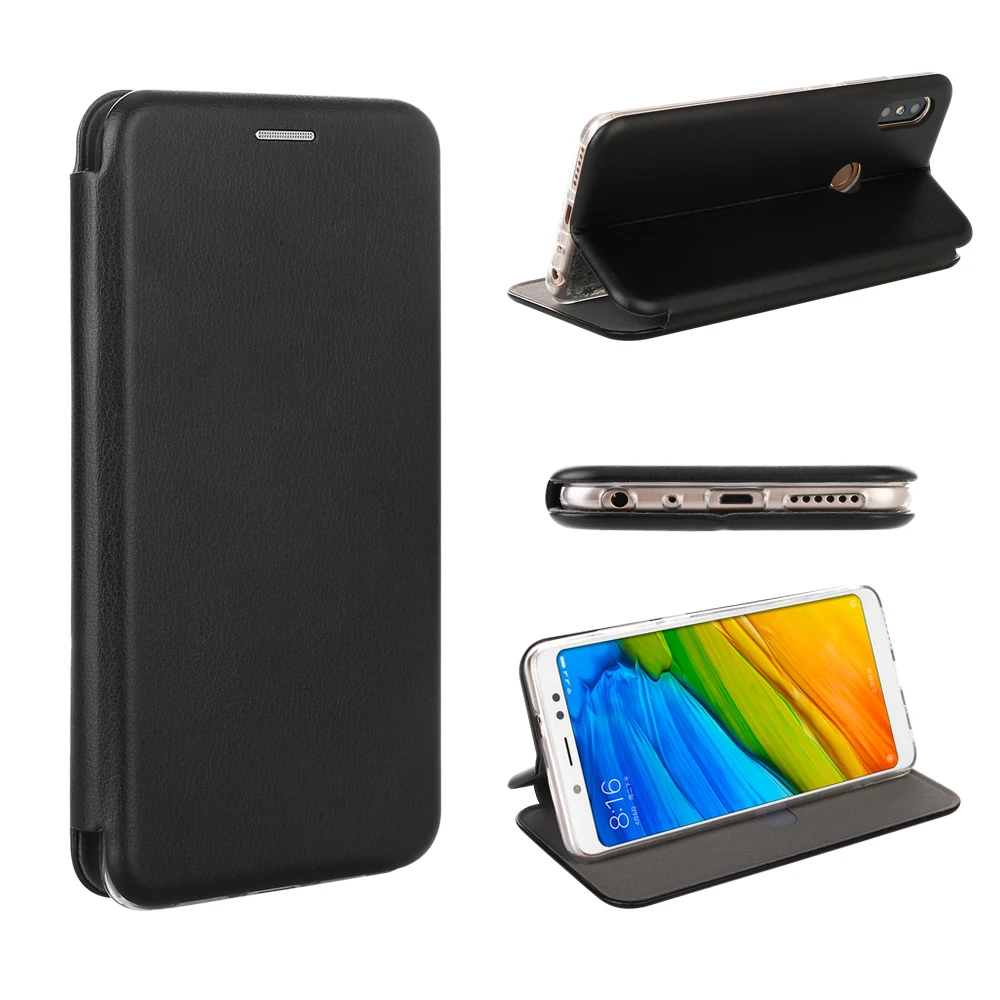 

BlackMix Flip Case For Xiaomi Redmi Note 5 Pro Note 6 Pro Cover Magnetic Book Cover For Leather+TPU For Xiaomi Redmi Note 5