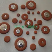 Отлично 1 компл. сопрано sax замена кожа колодки духовых 28 шт