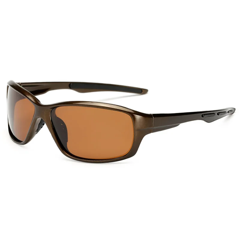 Классические мужские поляризованные солнцезащитные очки, мужские Квадратные Солнцезащитные очки для вождения, винтажные высококачественные очки ночного видения, очки Gafas UV400 - Цвет линз: 03
