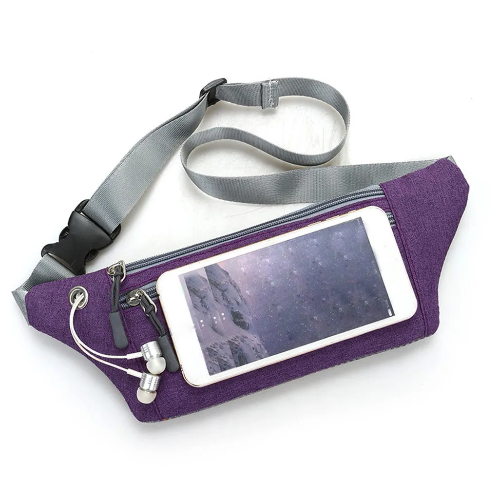 

Fashion Waist bag Women Men Multi-function Pockets Outdoor Sport Leisure Messenger Waist Packs Bag bolso mujer