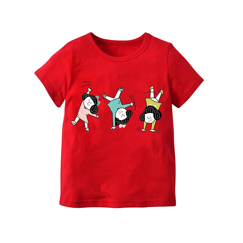 

2019 New Collection Summer Girls T-shirts Top Tee Shirt Tiny Cottons Girls Short Sleeve Tops Kids Clothes Little Girls Clothing