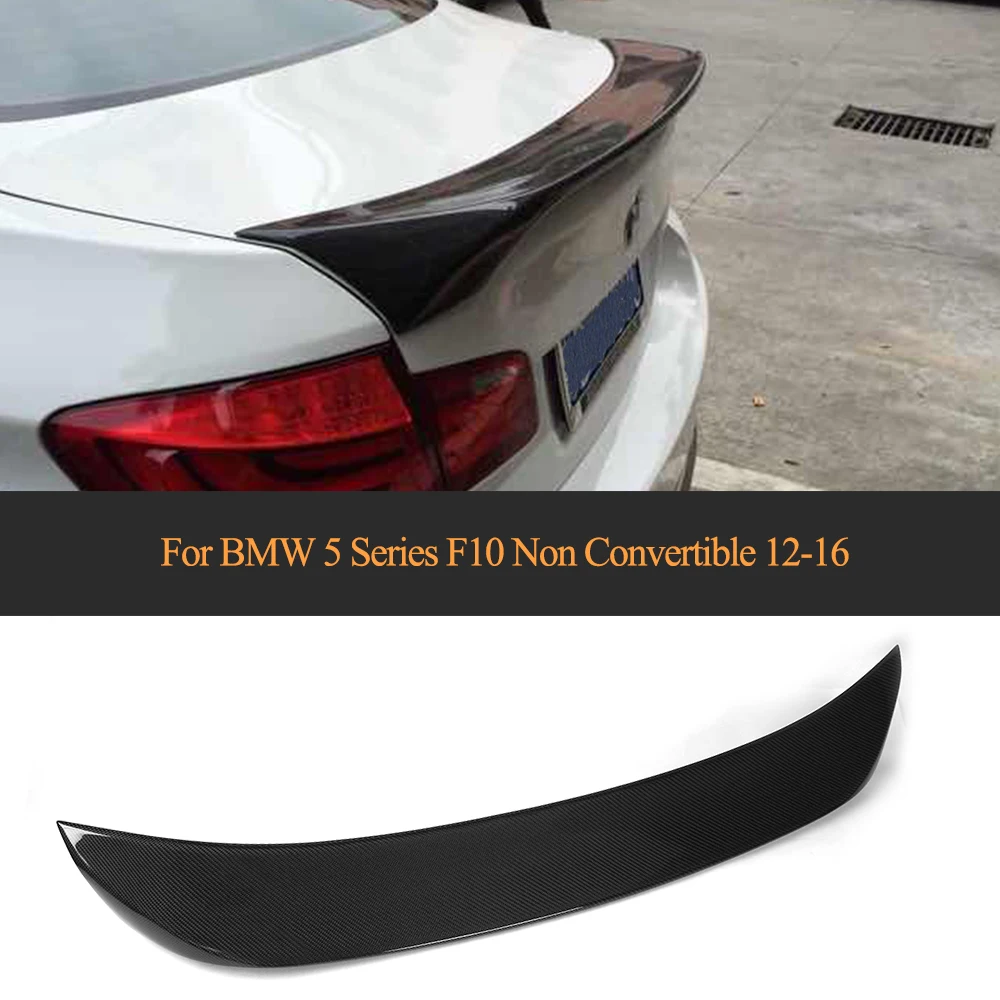 

Carbon Fiber Rear Wing Spoiler For BMW F10 M Sport M5 2012-2016 Non Convertible M5 520i 525i 528i 530i 535i 550i 518d HM style