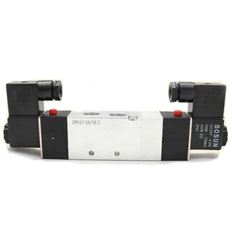 4v330c-10 двойной Электронный Управление пневматические Клапан 220 В электромагнитный Клапан Реверсивный, Клапан 5 Порты 3 позиции