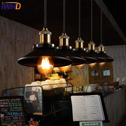 Iwhd Style Loft Vintage Industrial Lighting Pendant Lights Retro Iron  Suspension Luminaire Living Room Restaurant Hanglamp - Pendant Lights -  AliExpress