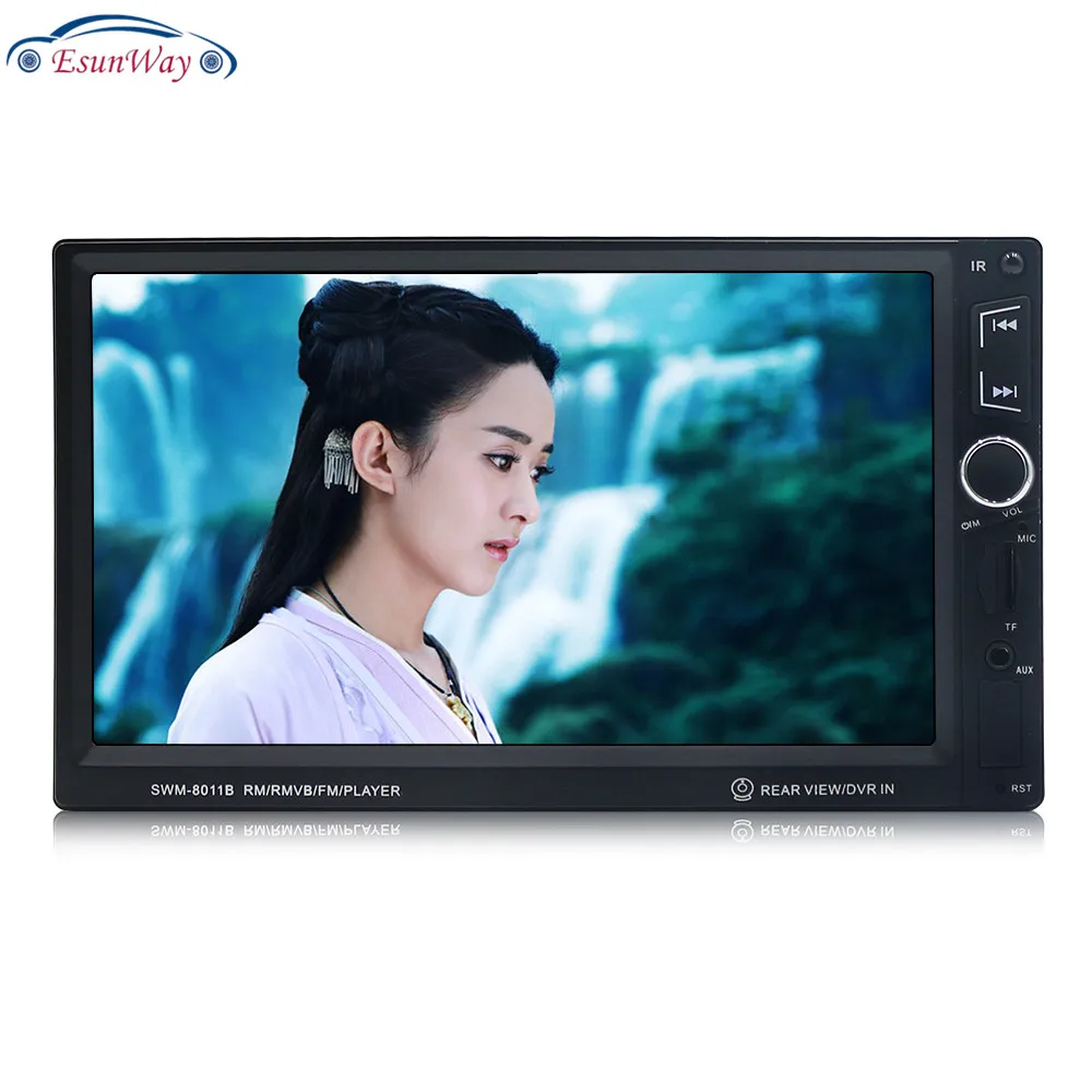 Автомобильный тюнер универсальный 2 Din 7 дюймов Bluetooth HD экран MP5 плеер FM Raido стерео