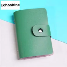 2016 New Men’s Women Leather Credit Card Holder/Case Card Holder Wallet Business Card Package PU Leather Bag