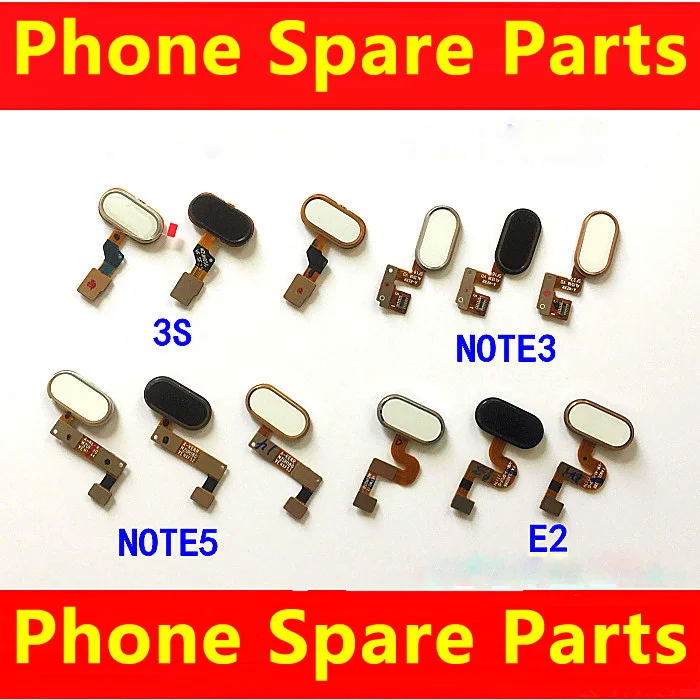 

Kwainee high quality Home Button Fingerprint Flex Cable Ribbon for Mei zu M3 Note L681H