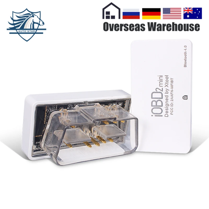 

XTOOL IOBD2 MINI Bluetooth Work On Android/IOS Auto OBD Diagnostic scanner better than elm327 OBDII